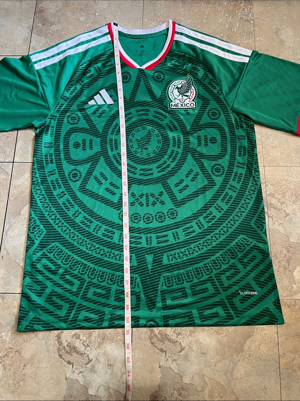 Men’s adidas Green Mexico Aztec Graphic Men’s Soccer Jersey